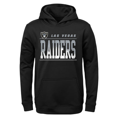 Outerstuff NFL Youth Boys Las Vegas Raiders Splash Black Hoodie