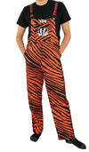 Zubaz NFL Unisex Zebra Lightweight Bib, Cincinnati Bengals