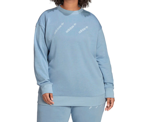 Adidas Women's Plus Size Crew Sweatshirt, Color Options