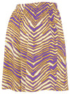 Zubaz NFL Adult Unisex Z88 Zebra Short for Men and Women, Minnesota Vikings