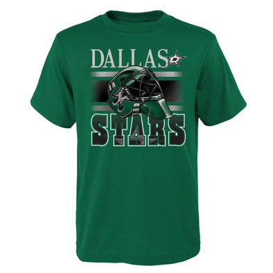 Outerstuff NHL Youth Boys Dallas Stars Helmet Head Short Sleeve T-Shirt