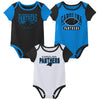 Outerstuff NFL Infant Unisex Carolina Panthers Variety 3-Pack Set