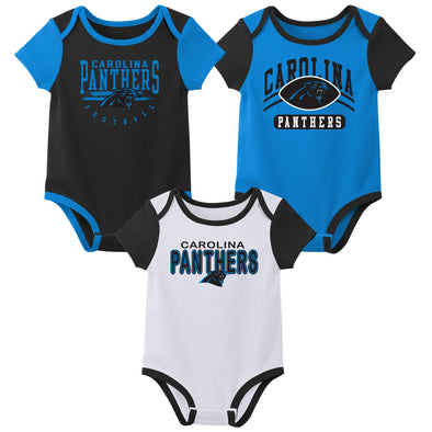 Outerstuff NFL Infant Unisex Carolina Panthers Variety 3-Pack Set