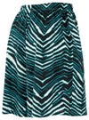 Zubaz NFL Adult Unisex Z88 Zebra Short for Men and Women, Jacksonville Jaguars