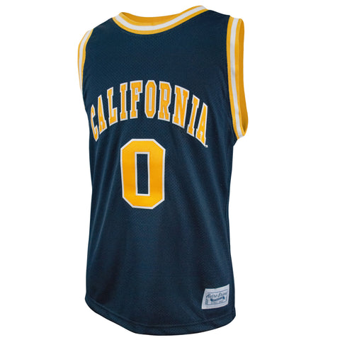 Original Retro Brand NCAA Men's California Golden Bears #0 Jaylen Brown Tackle Twill Jersey