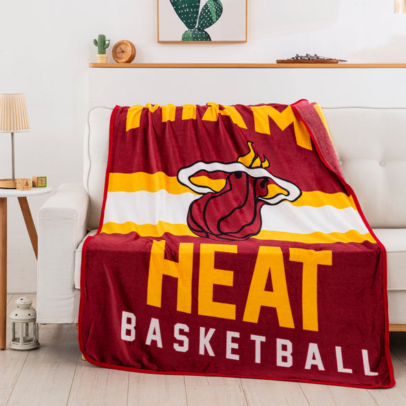 Northwest NBA Miami Heat Singular Silk Touch Throw Blanket, 45 X 60