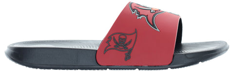 FOCO NFL Men's Tampa Bay Buccaneers Cropped Big Logo Raised Slides