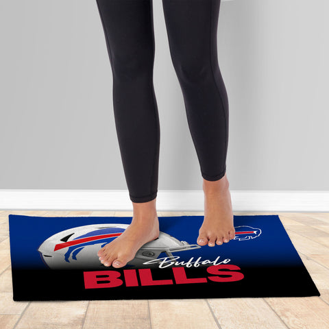 Northwest NFL Buffalo Bills Headspace Washable Area Floor Rug, 20" x 32"