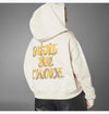 adidas Originals Women's Plus Always Original Extra-Oversized Cropped Hoodie, Wonder White