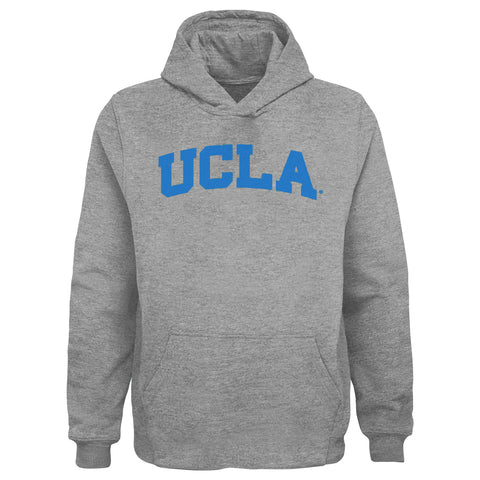Outerstuff Boys Ucla University Of California Primary Logo Fleece Hoodie, Grey