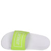 Prince Men's PALMS Slides Sandals, White-Neon