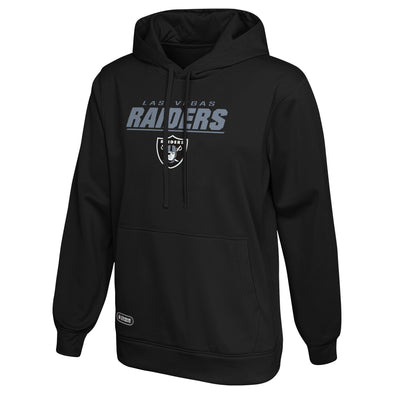 Outerstuff NFL Men's Las Vegas Raiders Stated Pullover Hoodie, Black