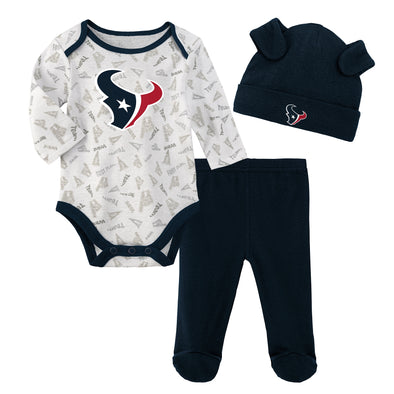 Outerstuff NFL Newborn Houston Texans Greatest Lil Player Bodysuit Set