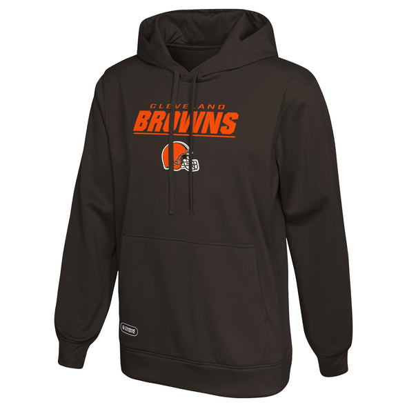 Outerstuff NFL Men's Cleveland Browns Stated Pullover Hoodie, Brown