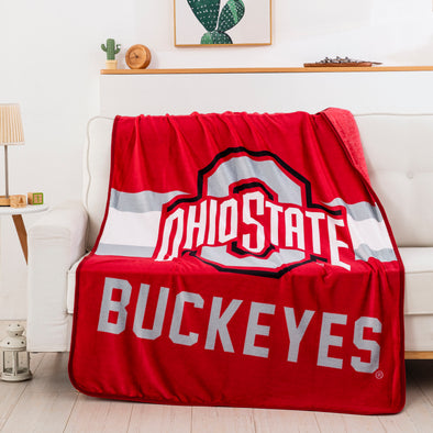 Northwest NCAA Ohio State Buckeyes Singular Silk Touch Throw Blanket, 45"x60"