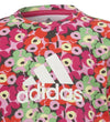Adidas X Marimekko Little Girls Tee & Tights Set, Frost Pink/Real Magenta/Semi Solar Lime