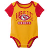 Outerstuff NFL Infant Unisex Kansas City Chiefs 49ers Variety 3-Pack Set