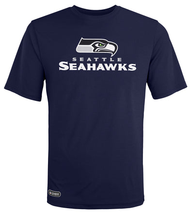 Outerstuff NFL Men's Seattle Seahawks Performance Tee Shirt, Navy