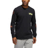 Adidas Men's Unity Long Sleeve Graphic Tee, Black