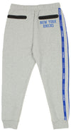 FISLL NBA Men's New York Knicks Chenille Applique Joggers