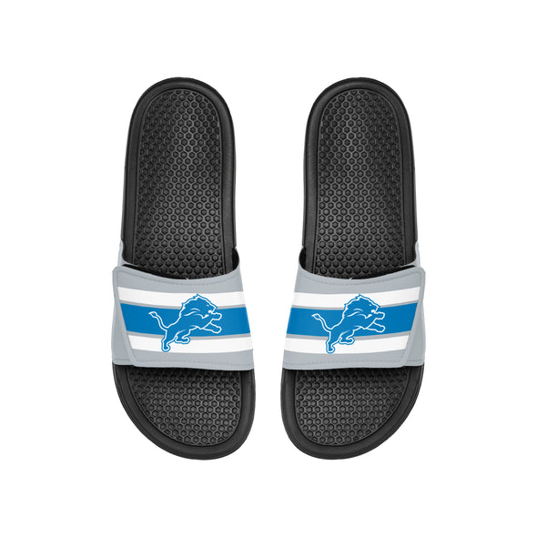 FOCO NFL Youth Boys Detroit Lions Stripe Legacy Sport Slides