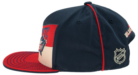 Outerstuff NHL Youth Boys Columbus Blue Jackets Stripe Structured Baseball Cap, One Size