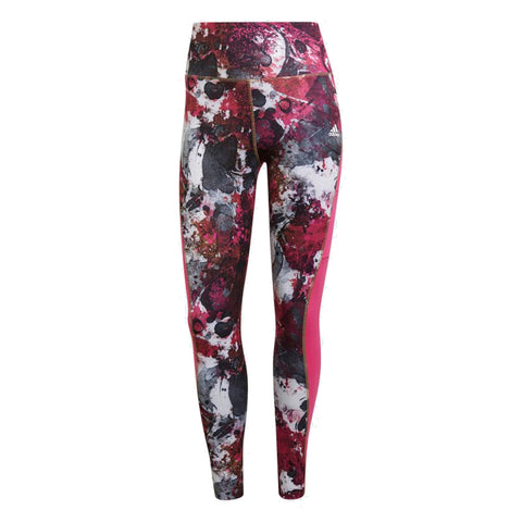 Adidas X Zoe Saldana Women's Aeroready 7/8 Leggings, Pink/White