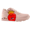 Skechers Women's Uno Sneaker - Flaming Heart