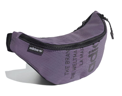Adidas Originals Sports Waist Bag, Snakeskin Print/Purple