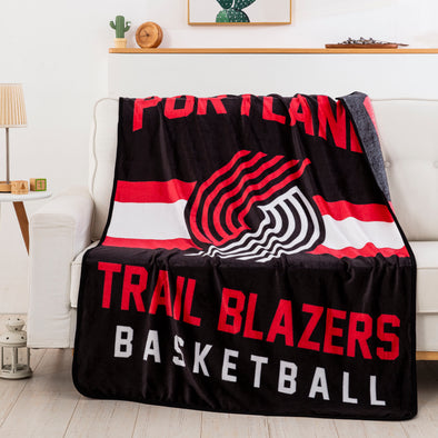 Northwest NBA Portland Trail Blazers Singular Silk Touch Throw Blanket, 45 X 60