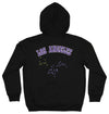 FISLL NBA Men's Los Angeles Lakers Pullover Hoodie with Paint Splatter Logo