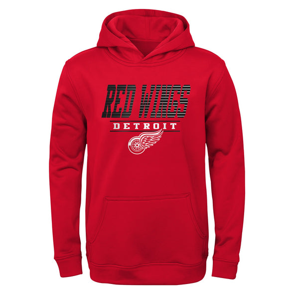 Outerstuff NHL Youth Boys Detroit Red Wings Winning Steak Perfomance Fleece Hoodie