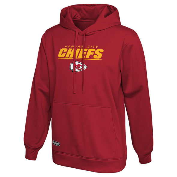Outerstuff NFL Men's Kansas City Chiefs Stated Pullover Hoodie, Red