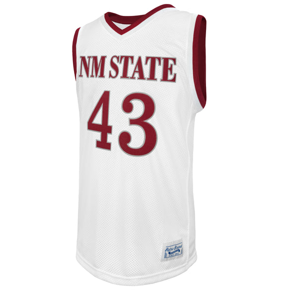 Original Retro Brand NCAA Men's New Mexico State Aggies #43 Pascal Siakam Tackle Twill Jersey