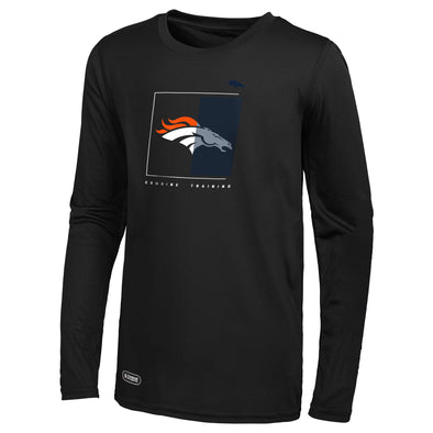 Outerstuff NFL Men's Denver Broncos Too Tough Long Sleeve Dri-Tek T-Shirt