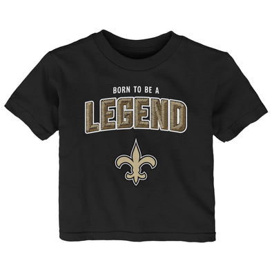 Outerstuff NFL Infant New Orleans Saints Born To Be Legend Short Sleeve T-Shirt