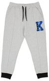 FISLL NBA Men's New York Knicks Jogger, Heather Gray