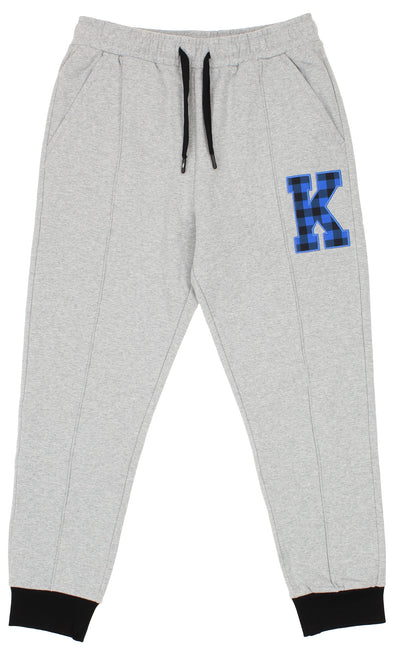 FISLL NBA Men's New York Knicks Jogger, Heather Gray