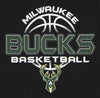Outerstuff NBA Toddler Milwaukee Bucks Short Sleeve Tee, Black