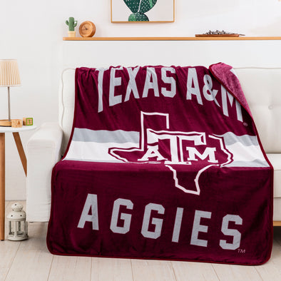 Northwest NCAA Texas A&M Aggies Singular 45X60 Silk Touch Throw Blanket