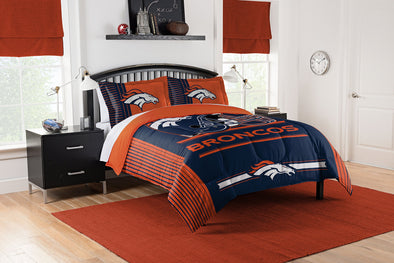 Northwest NFL Denver Broncos Safety Twin Comforter and Sham Set