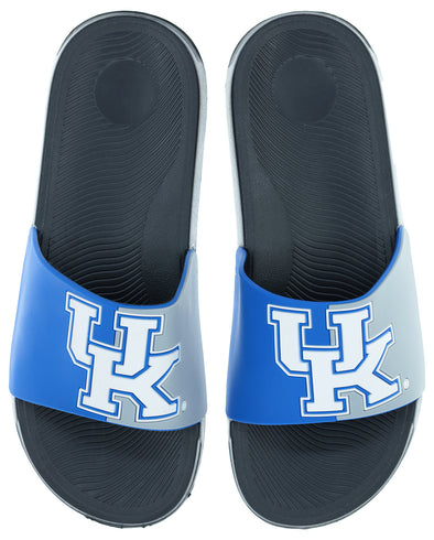 FOCO NCAA Men's Kentucky Wildcats Cropped Big Logo Raised Slides