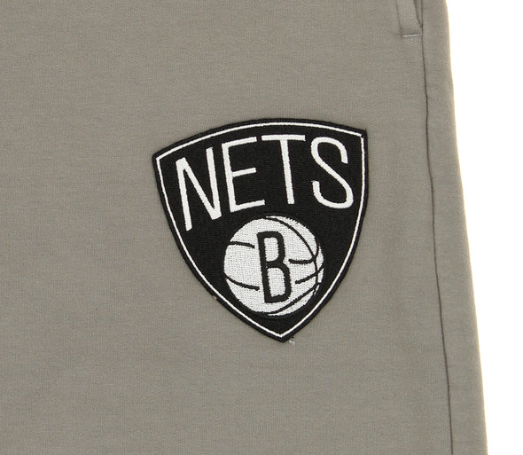 FISLL NBA Men's Brooklyn Nets Black Dipdye Jogger, Gray