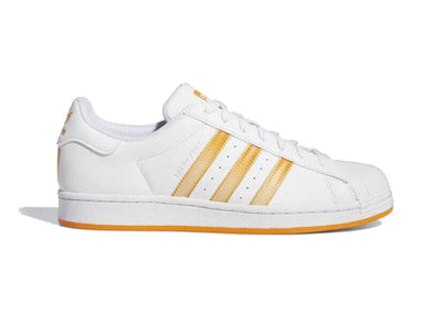 Adidas Men's Superstar Low Shoes, Cloud White/Orange Rush/Acid Orange