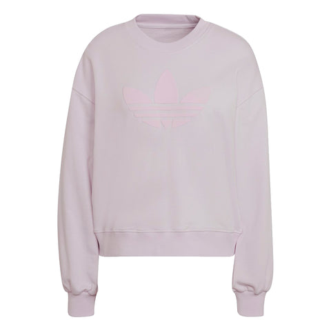 Adidas Women's Originals Crew Sweatshirt, Almost Pink