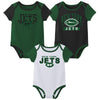 Outerstuff NFL Infant Unisex New York Jets Variety 3-Pack Set