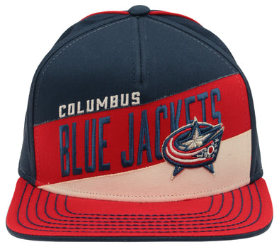 Outerstuff NHL Youth Boys Columbus Blue Jackets Stripe Structured Baseball Cap, One Size