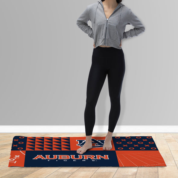 Northwest NCAA Auburn Tigers Colorblock Washable Area Living Rug, 36" x 60"