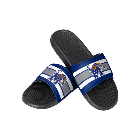 FOCO NCAA Youth Boys Memphis Tigers Stripe Legacy Sport Slides