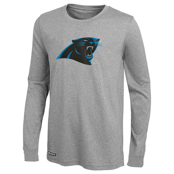 Outerstuff NFL Men's Carolina Panthers Primary Stadium Logo Long Sleeve Tee